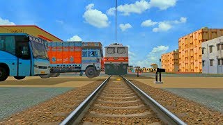 TRAIN TRUCK ACCIDENT 2018 || INDIAN TRAIN SIMULATOR