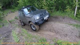 Suzuki Jimny 29" Kumho off-road trophy-life. Сузуки Джимни на бездорожье. Видео Трофи-лайф
