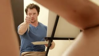 Gay artist hires a hot gay hunk model ;)