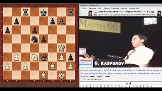 Шокирующий зевок Каспарова! Грубейший зевок Каспарова против Ананда, 1996 год | Kasparov shocking