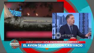 La Selección llegó al país de forma silenciosa