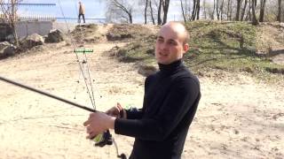 Тест удилища daiwa black widow 13 f 3.75lb