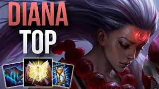 DIANA PATCH 9.13 IS AMAZING! | CHALLENGER DIANA TOP GAMEPLAY | Patch 9.13 S9