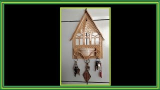 PORTA CHAVES Casinha em PVC