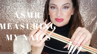 Measuring My Extremely Long Nails ASMR