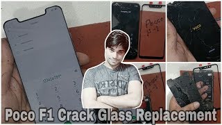 Xiaomi Pocophone F1 (POCO F1) Crack/Broken Glass Replacement | DISASSEMBLY | HOW TO OPEN