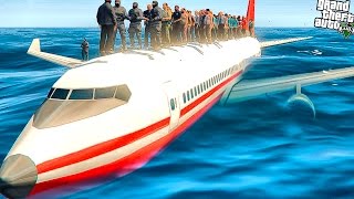 GTA 5 Моды: Карта - КРУШЕНИЕ САМОЛЕТА В ВОДЕ