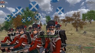Mount and Blade Napoleonic Wars 42nd Black Watch Line Battle 3