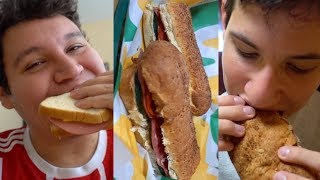 UN DÍA COMIENDO SOLO SÁNDWICH Ft. YeahCompa