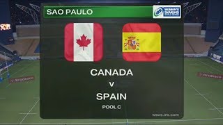 Canada vs Spain - Rugby Women´s Sevens World Series Sao Paulo 2014