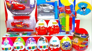 Unboxing Kinder Surprise Киндер Сюрпризы Дисней Тачки,Машинки ХотВилс,Angry Birds,Фиксики,Mcqueen