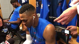 Russell Westbrook on seeing Thunder’s team plane damaged | ESPN