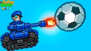 Машинки  и детям Играем в футбол на тачках Drive Ahead! Sports