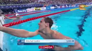 Мужчины  200 метров на спине  Kazan 2015