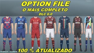 OPTION FILE O MAIS COMPLETO - PES 2019 PS4  - TIMES E SELEÇÕES 100% ATUALIZADOS! + KITS 2019/2020