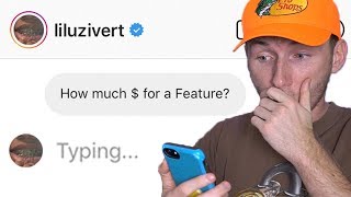 DM'ing 100 RAPPERS ASKING FOR A FEATURE PRICE *hella responses*