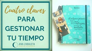 Cuatro claves para aprender a gestionar tu tiempo