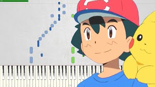 Pokémon Sun & Moon OP 4 - Kimi no Bouken / Your Adventure (Piano Synthesia)