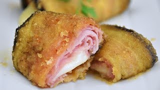 INVOLTINI di MELANZANE filanti - Easy EGGPLANT ROLLS recipe