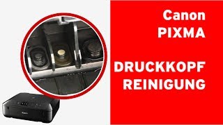 Canon PIXMA Druckkopf reinigen, Düsen reinigen im Drucker