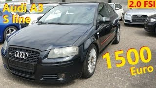 Audi A3 2.0 S line 8P // Авто в Германии