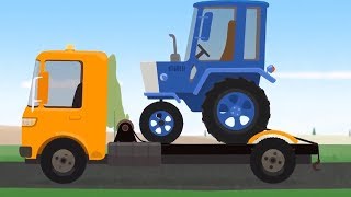 Мультфильм про машинки - Сломанная рессора  -Прицепы - мультфильм для детей