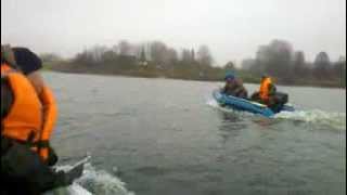 Проход по Вазузскому водохранилищу