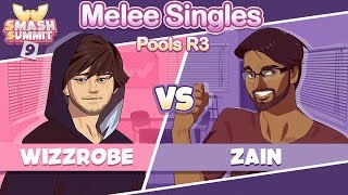 Wizzrobe vs Zain - Swiss Pools: Round 3 Melee Singles - Smash Summit 9 | Captain Falcon vs Marth