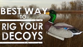 How To Rig Duck Decoys THE BEST WAY (Texas Rig) | The Sticks Outfitter