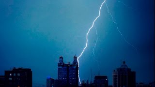 Новосибирск- ураган. A sudden hail storm  (Novosibirsk) .