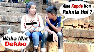 Aapke Itne Bade Kaise Hai??? | Prank On Hot Girls | Pranks In India | Bindass harshit