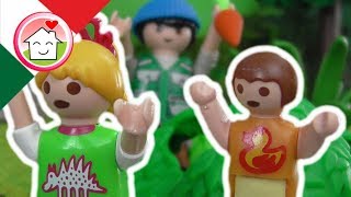 Playmobil polizia film italiano La trappola - Famiglia Hauser - cartoni per bambini