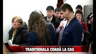 Tradiţionala coadă la CAS