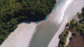 Above Greece - Above Tzoumerka - Araxthos River and Village Katarraktis