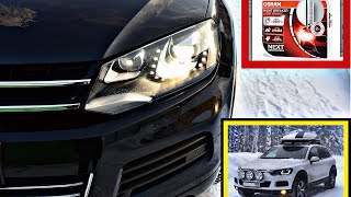 Улучшение Головного Света TouaregNF/osram Night Breaker  Laser/VAG /Замена Лампочек Touareg