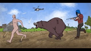Нудисты на Пляже в Rust.