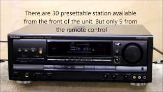 Technics SA EX700 Receiver  Demo