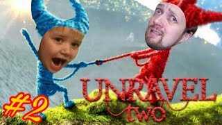 Unravel часть 2?Милые котики Funny games Прохождение ОНЛАЙН игры для детей ТОП игры детский канал.