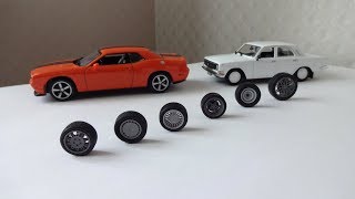 Наборы колесных дисков Brabus, Alpina, BMW Motorsport 1:43 Аксессуары для конверсий КолхоZZ Division