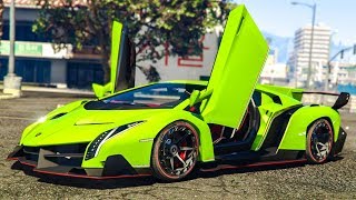 SUPER RARE LAMBORGHINI STUNT! - (GTA 5 Mods)