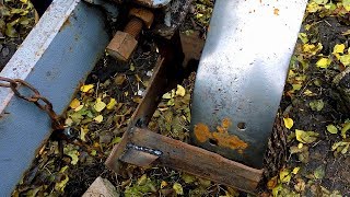 Чистик на опорное колесо плуга для вспашке по мокрой земле
