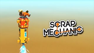 ПОКАТАЛСЯ НА РАКЕТЕ ГЛЮКА в SCRAP MECHANIC