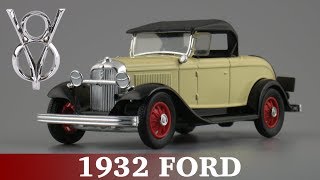 1932 Ford Model 18 V-8 Deluxe Roadster || Eligor || Американские 1930-е по-французски