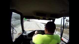 Behind The Wheel Of A 40 Ton Caterpillar Off Road Truck