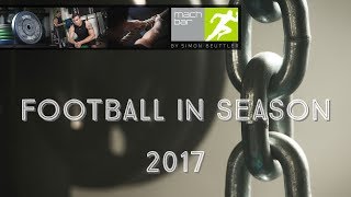 FOOTBALL IN SEASON TRAININGSPLAN //alles-machbar.com