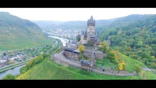 Drone flight over Cochem
