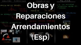 Obras y Reparaciones Arrendamientos (Esp). DERECHO CIVIL