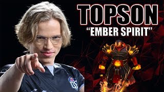 TOPSON "Ember Spirit" wtih N0tail & MidOne VS. Sumail, MagicaL & PPD - Dota 2