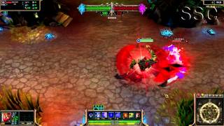Red Ninja Zed LOL Custom Skin ShowCase