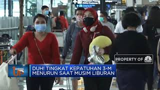 Duh! Tingkat Kepatuhan 3M Menurun Saat Musim Liburan